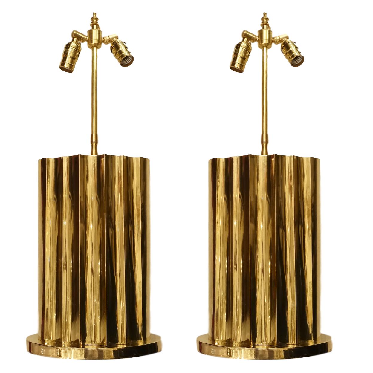 Pair of Midcentury Italian Table Lamps For Sale 2