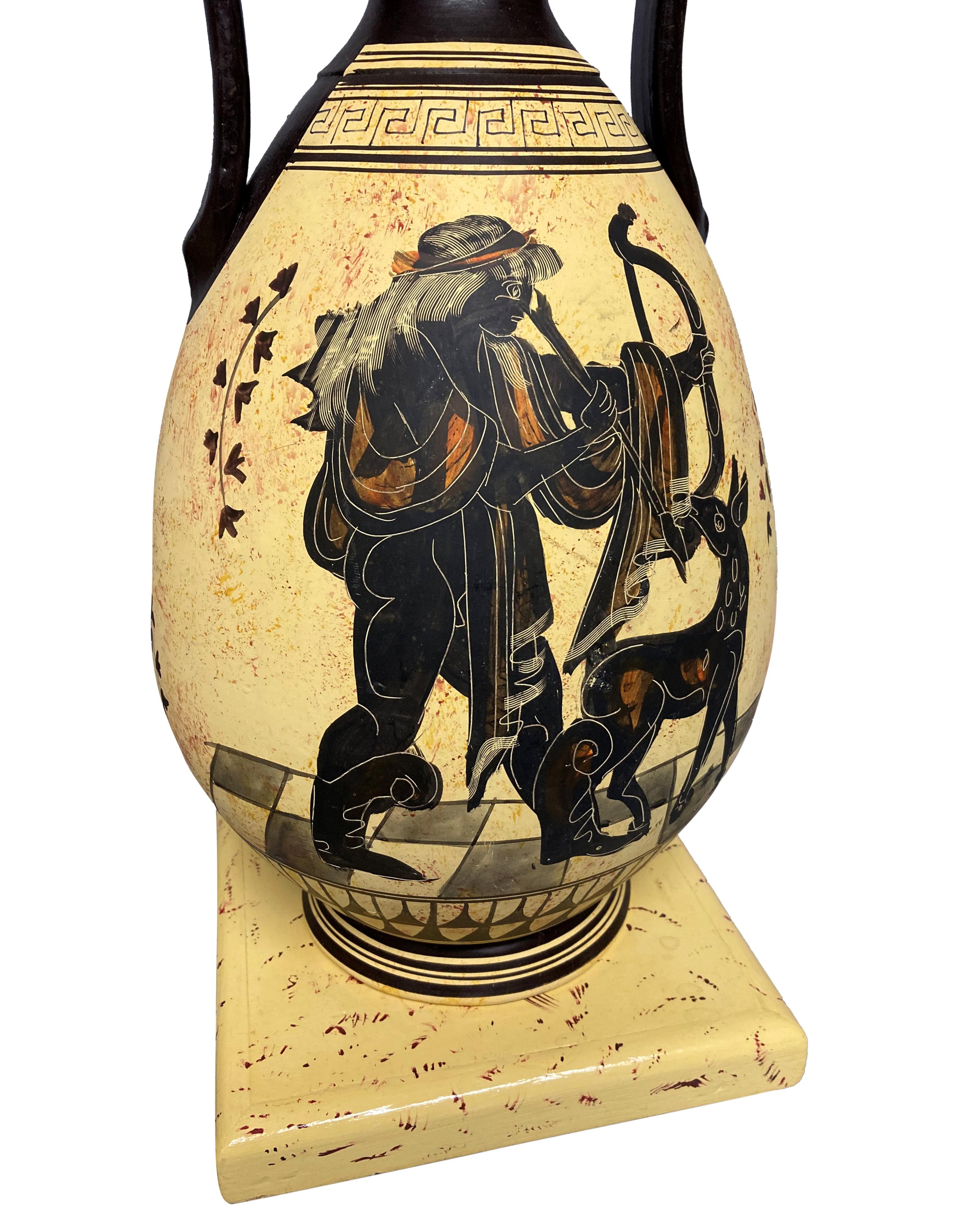 Paire de lampes à vase Krater du milieu du siècle dernier Bon état - En vente à Kent, Dover