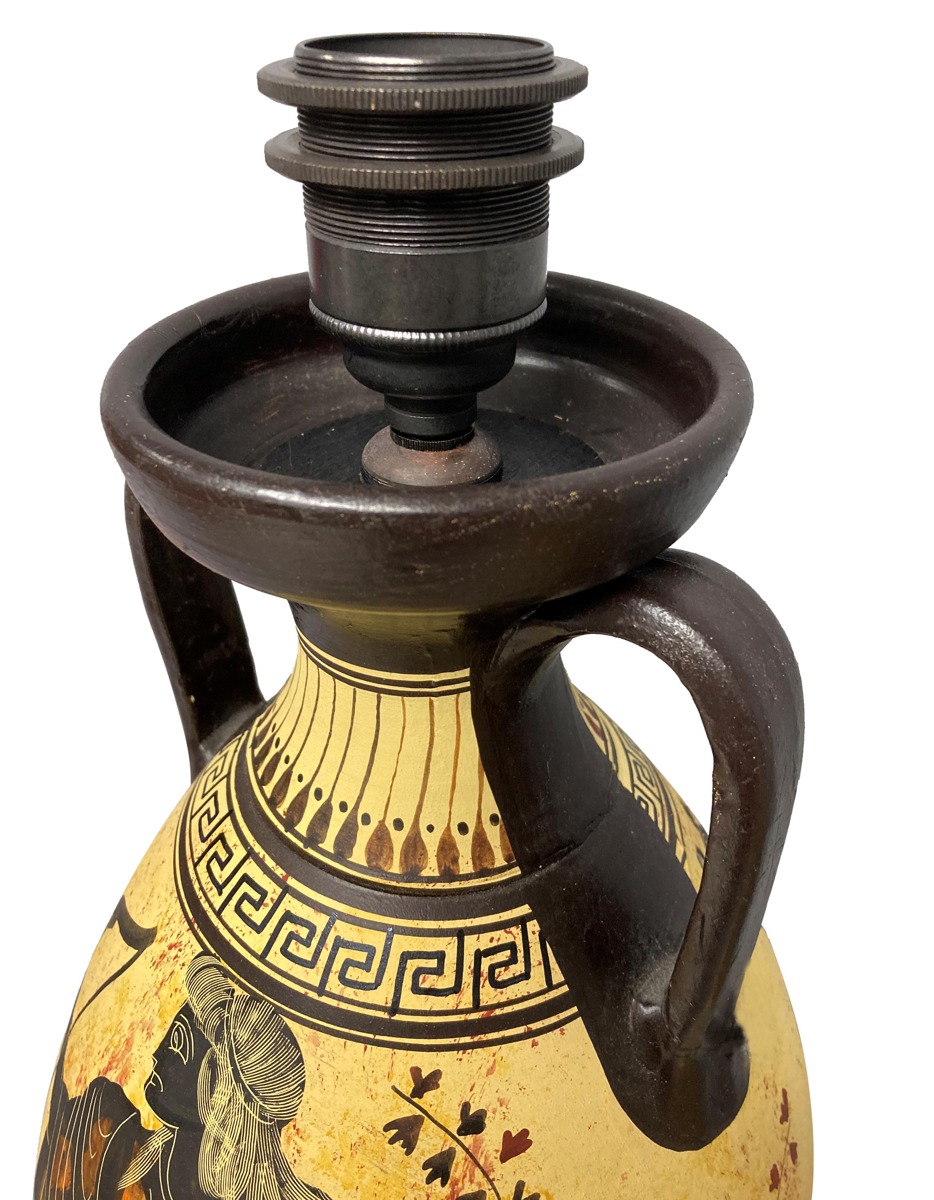 Paire de lampes à vase Krater du milieu du siècle dernier en vente 1
