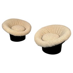 Pair of Midcentury Lacquer Lounge Chairs, Lennart Bender, Space Age Modern