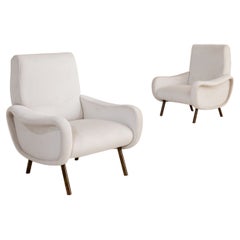 Pair of midcentury Lady armchairs by Marco Zanuso, Italy 1950