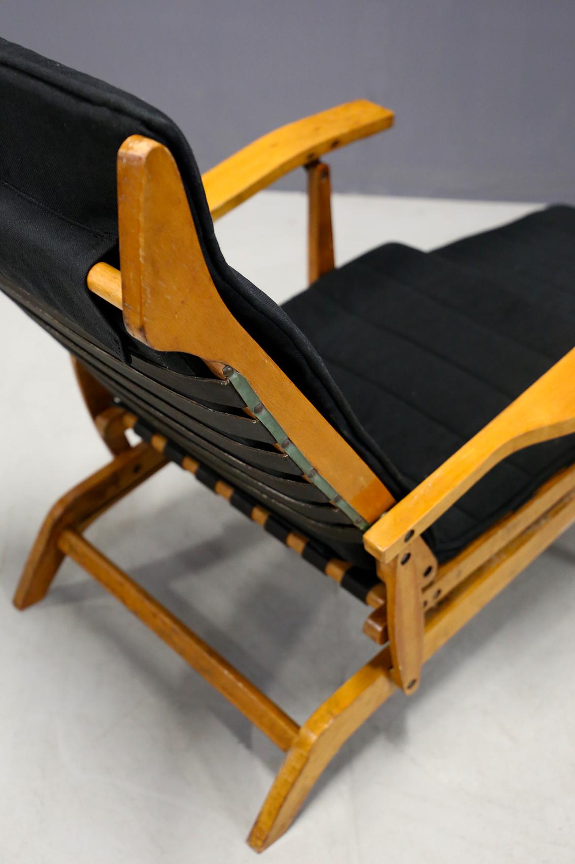 Italian Pair of Midcentury Lounge Chairs Attributed to Studio BBPR from 1950s