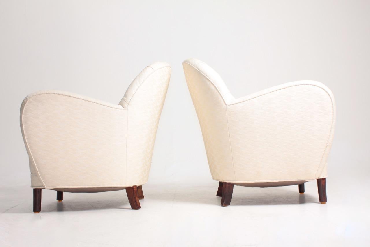 Pair of Midcentury Lounge Chairs by Georg Kofoed, 1940s 2