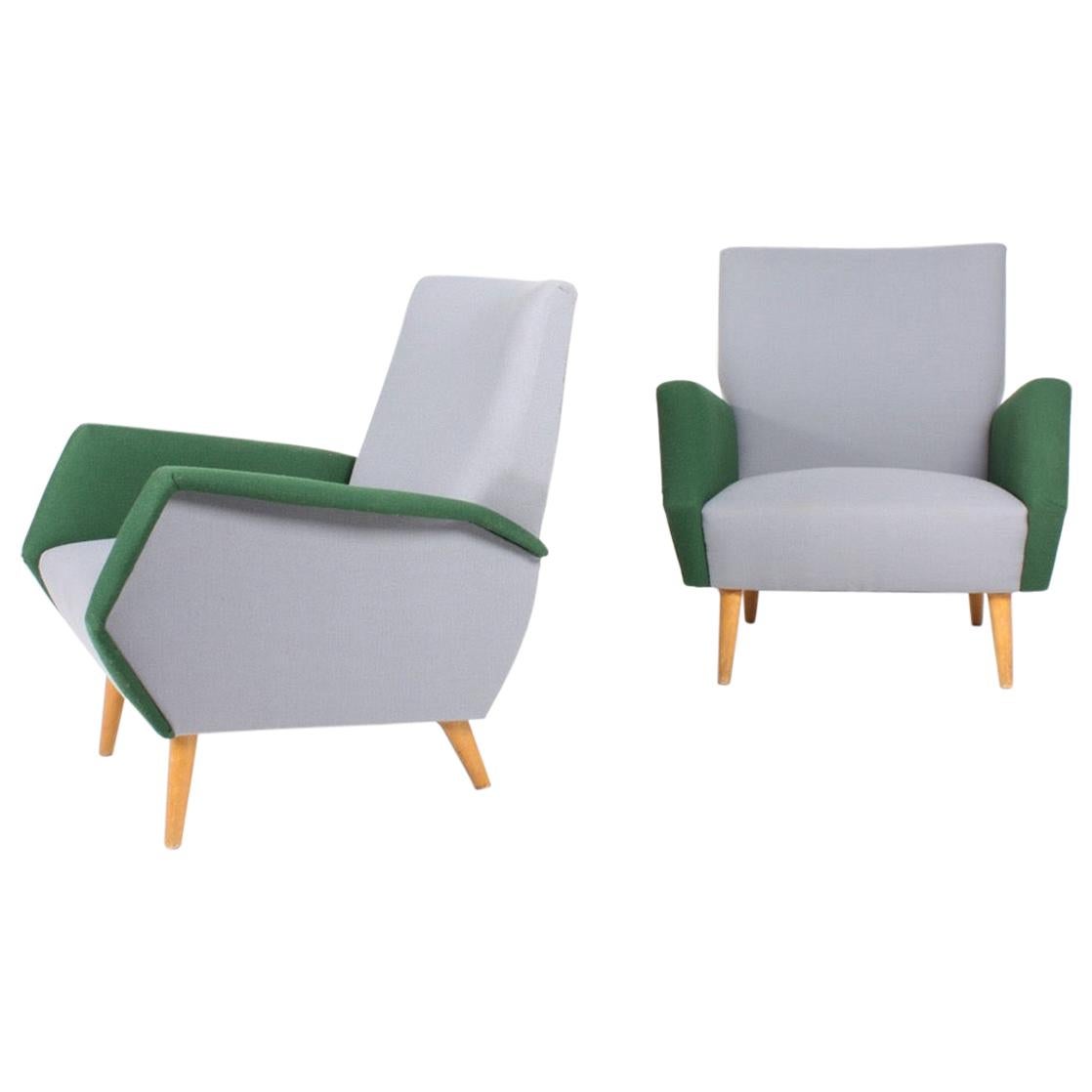 Pair of Midcentury Lounge Chairs by Gio Ponti