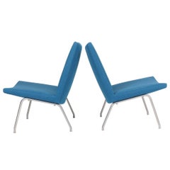 Pair of Midcentury Lounge Chairs by Hans Wegner, 1960s