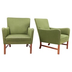 Pair of Midcentury Lounge Chairs by Ole Wanscher, 1960s