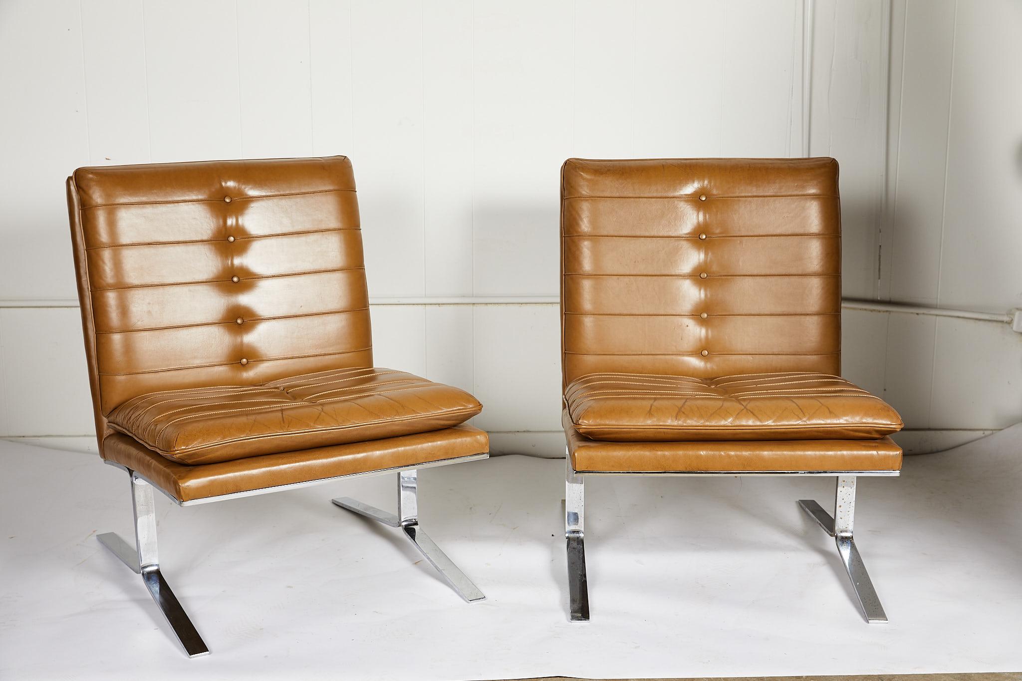 Pair of Midcentury Lounge Chairs In Good Condition In Atlanta, GA