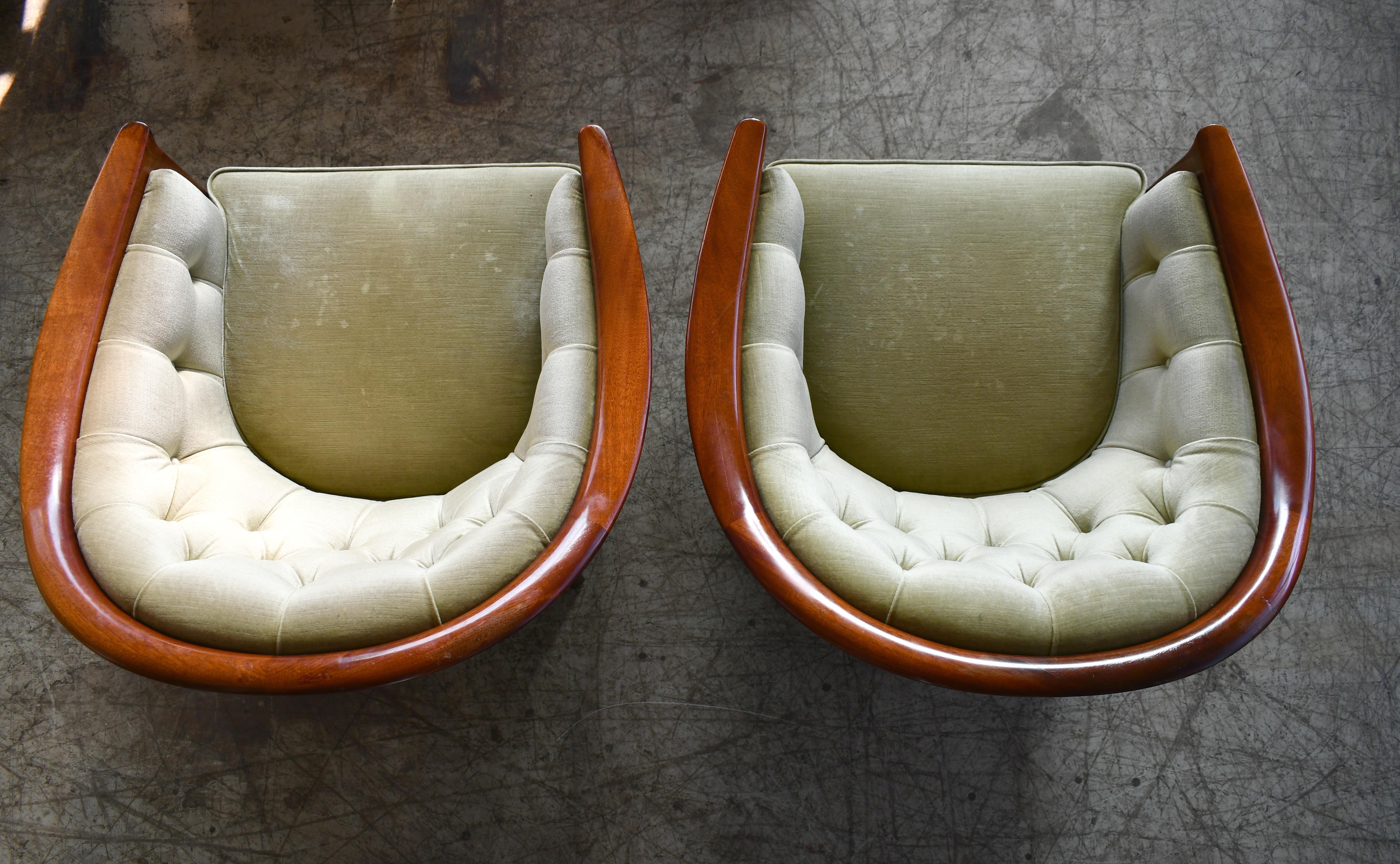 Pair of Midcentury Lounge Chairs Model 