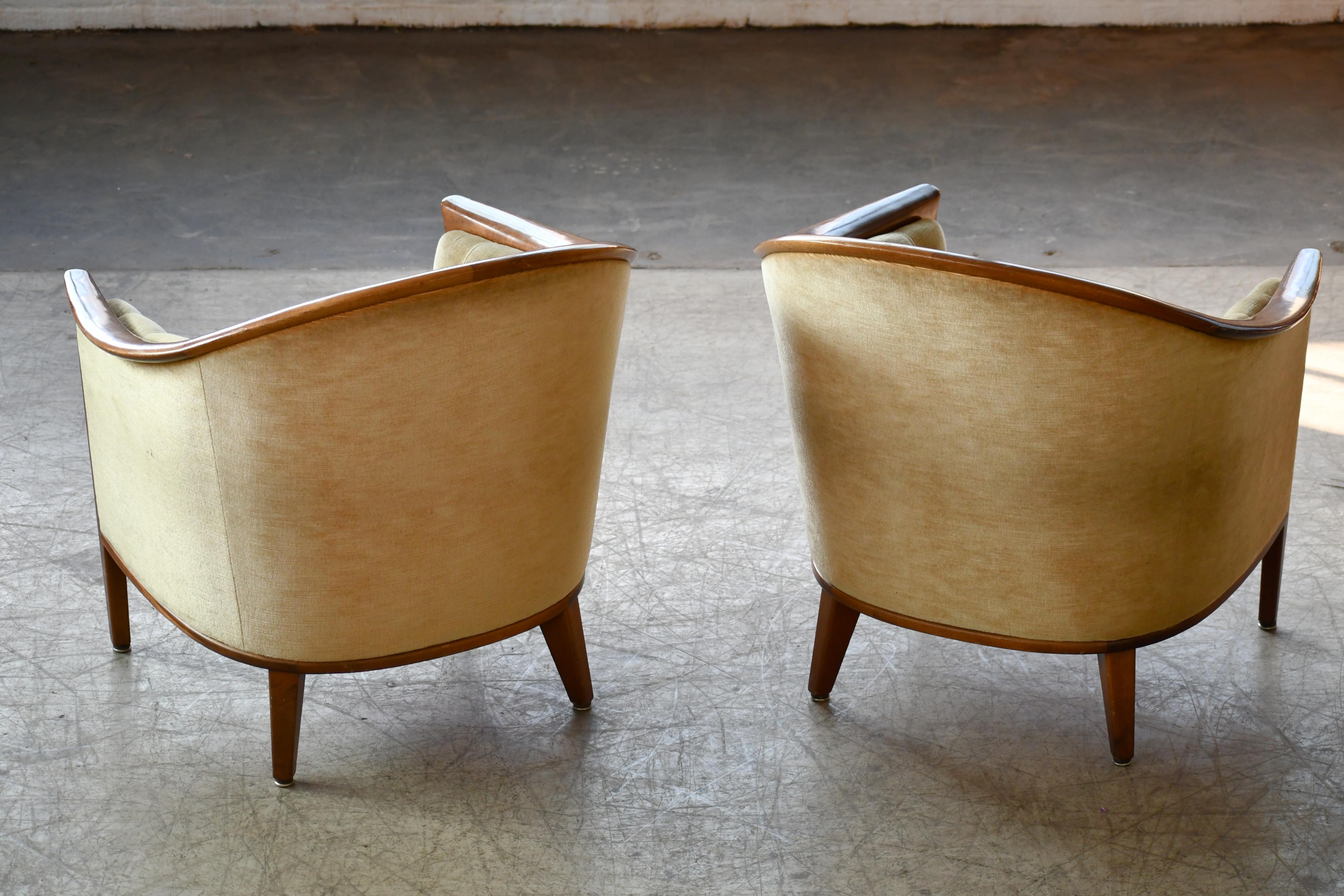 Pair of Midcentury Lounge Chairs Model 