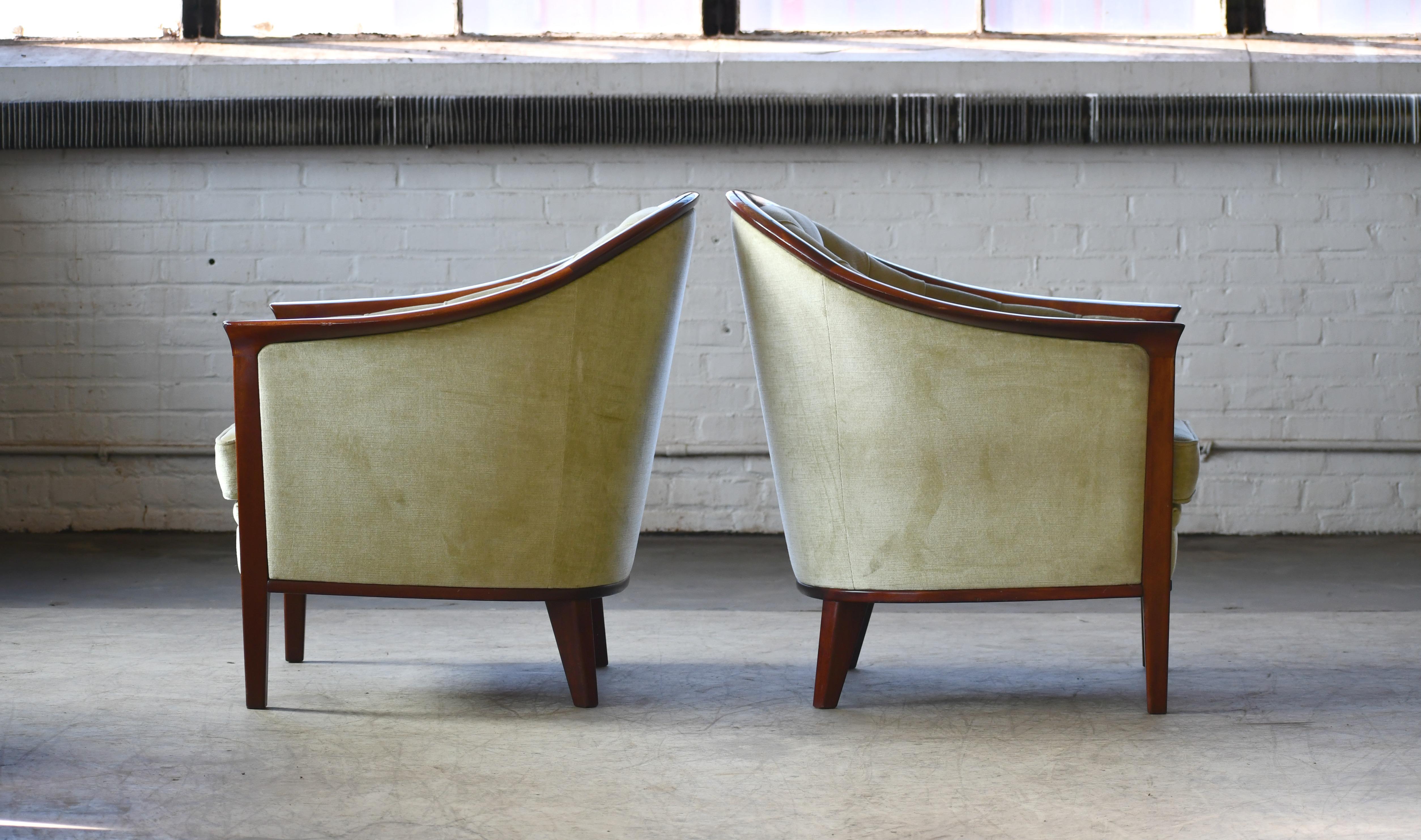 Pair of Midcentury Lounge Chairs Model 