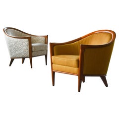 Pair of Midcentury Lounge Chairs Model "Aristokrat" by Bertil Fridhagen 