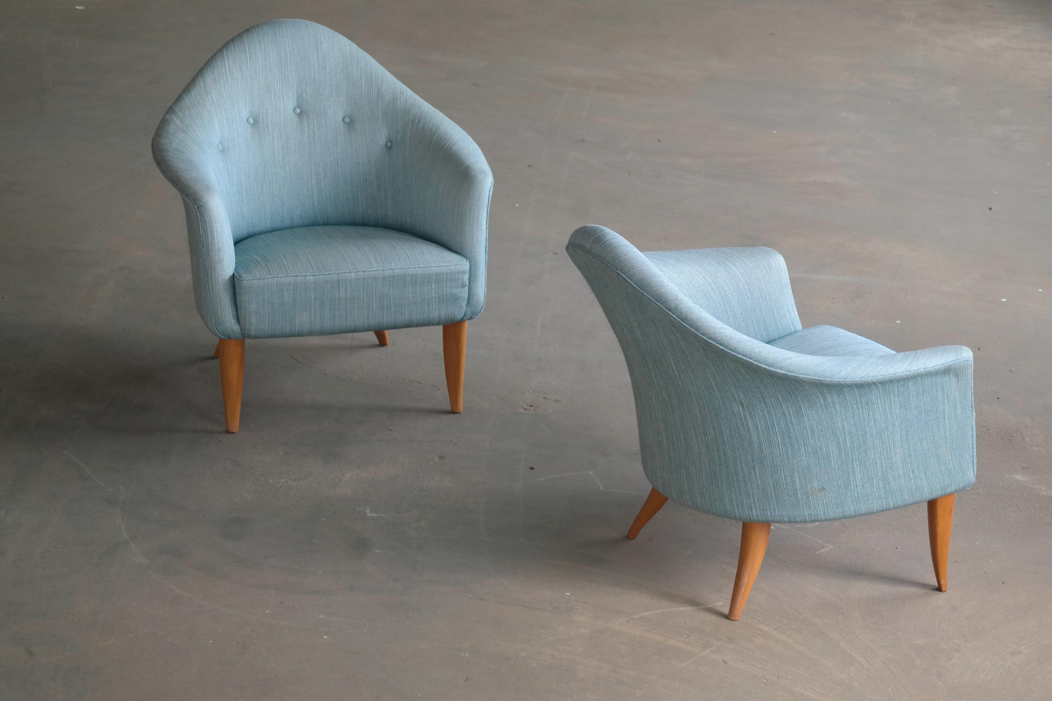 Pair of Midcentury Lounge Chairs Model 