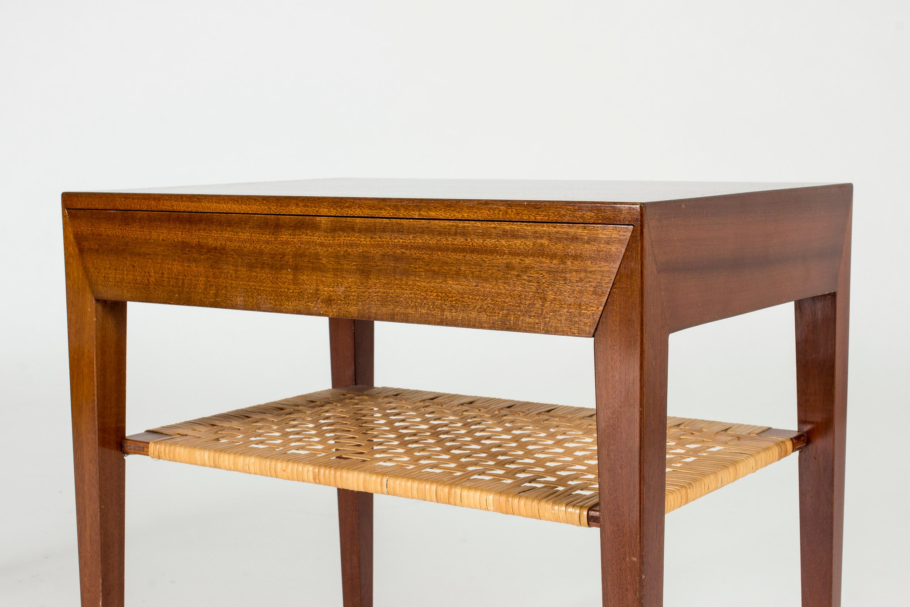 Mid-20th Century Pair of Midcentury Mahogany Side Tables by Severin Hansen