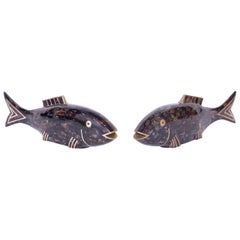 Pair of Midcentury Maitland-Smith Penshell Fish, Priced Individually