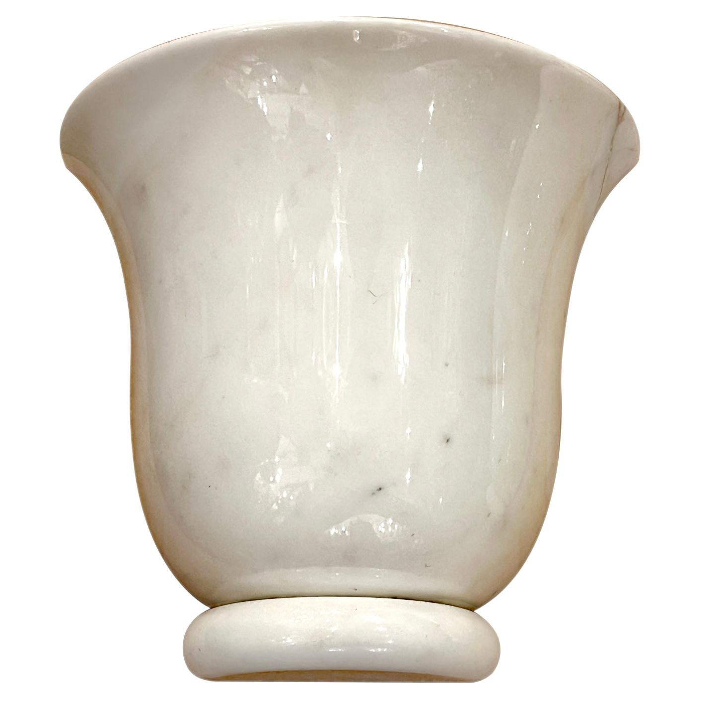 Italian Pair of Midcentury Marble Sconces For Sale