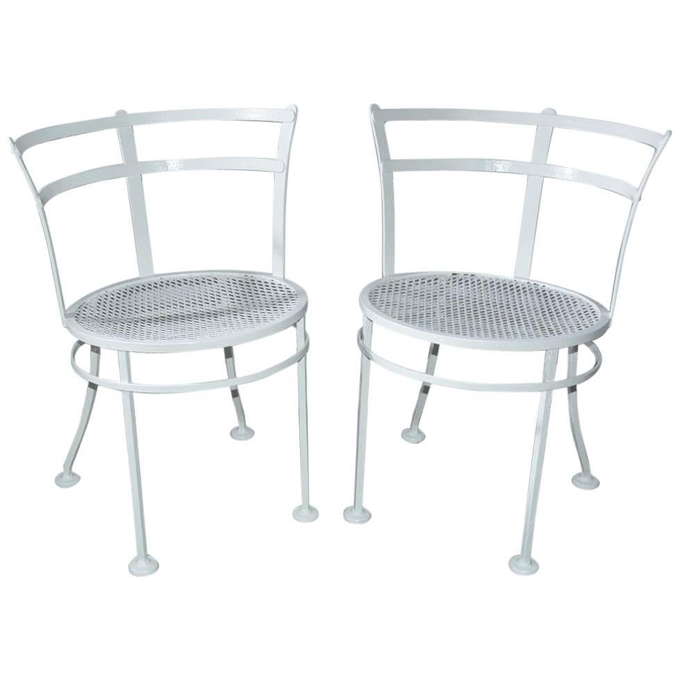 MidCentury Modern Woodard Style Patio Dining Chairs at 1stDibs