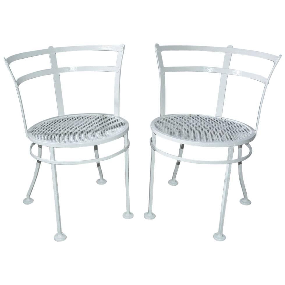 Pair of Midcentury Metal Patio or Garden Chairs