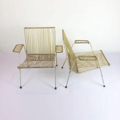 Pair of Midcentury Mexican Armchairs in the Style of Clara Porset