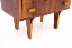 Pair of midcentury modern bedside tables, Czechoslovakia, 1970s