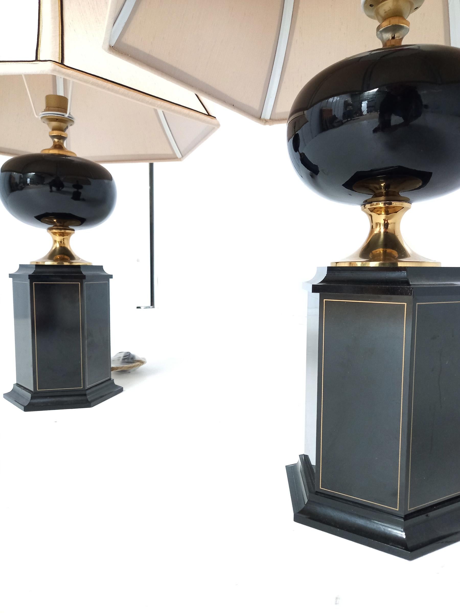 extra large black table lamp