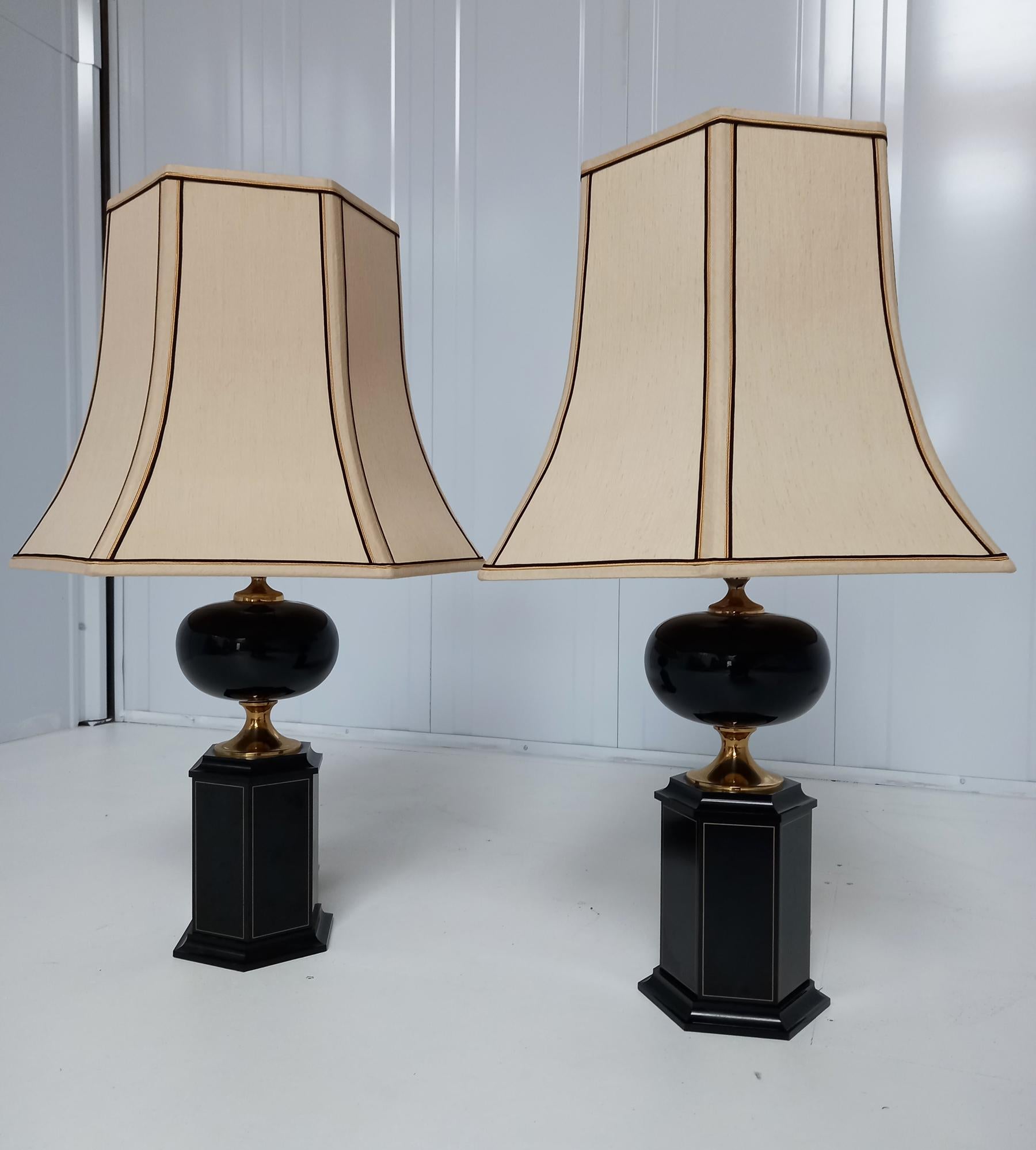 extra large gold table lamp