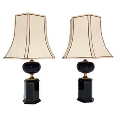 Extra large Maison Le Dauphin Table lamps, France 1970s