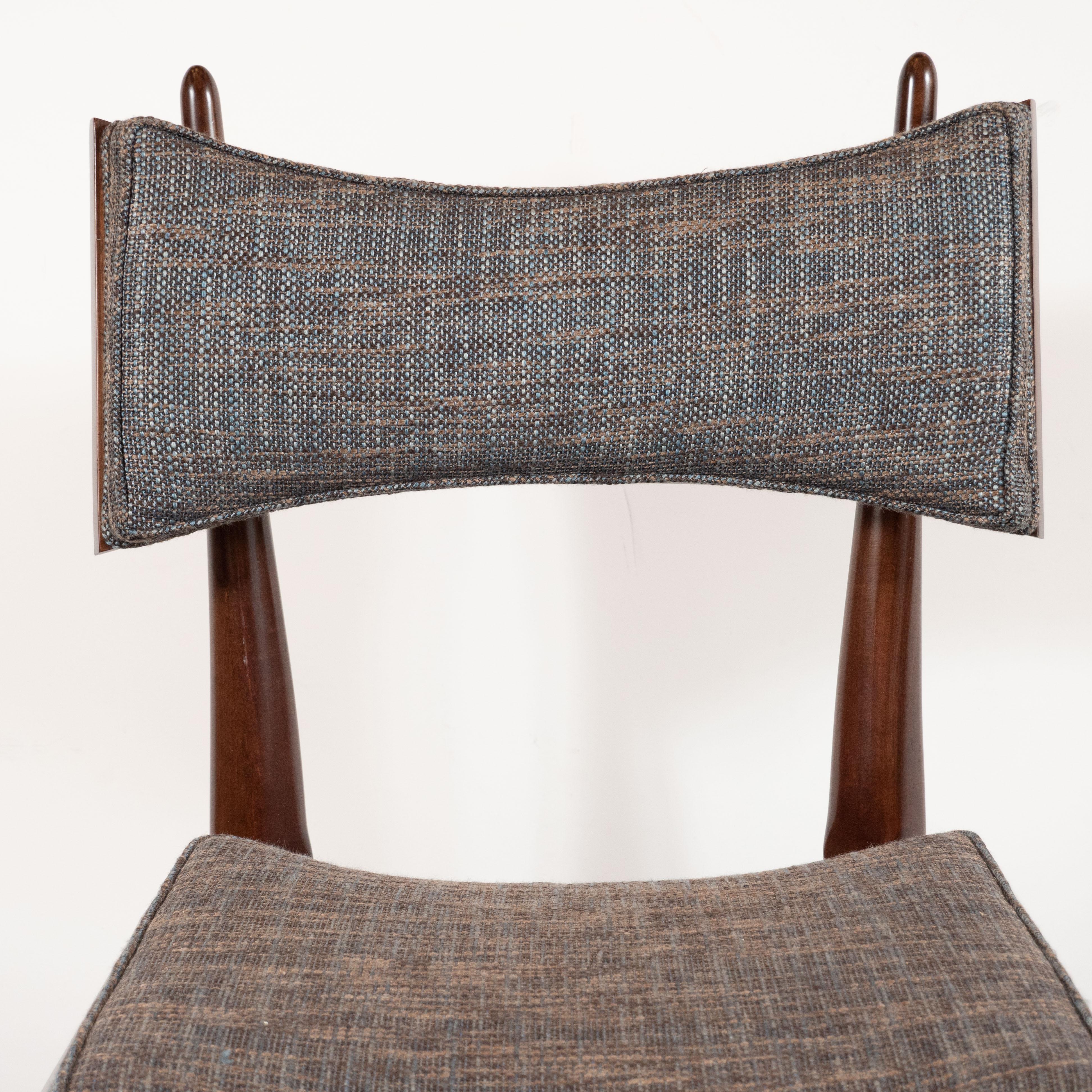 Mid-Century Modern Pair of Midcentury Modern Klismos Side Chairs by Harold Schwartz for Romweber