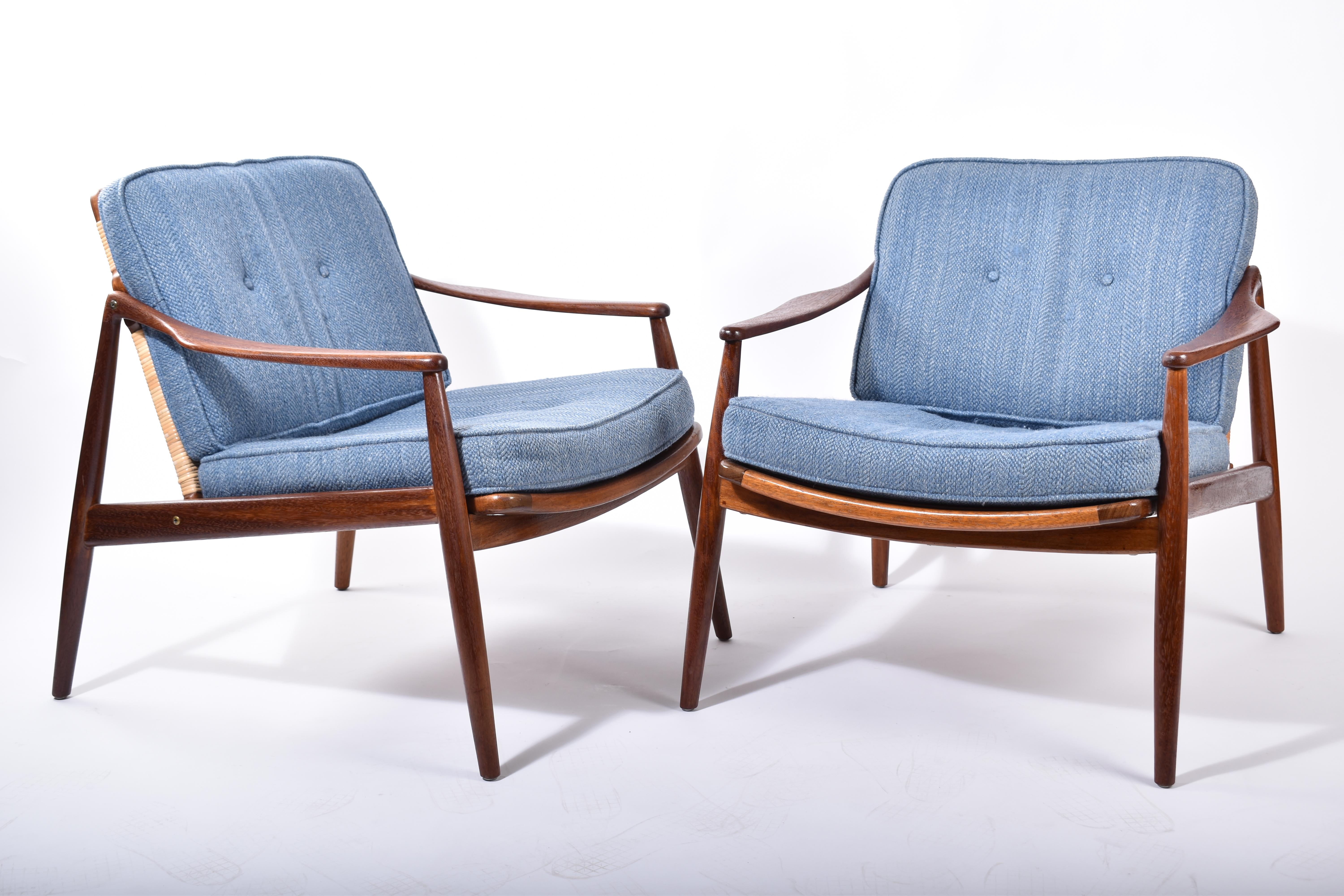 Pair of Midcentury Modern Lohmeyer Model 400 Lounge Chairs For Wilkhahn, 1959 8