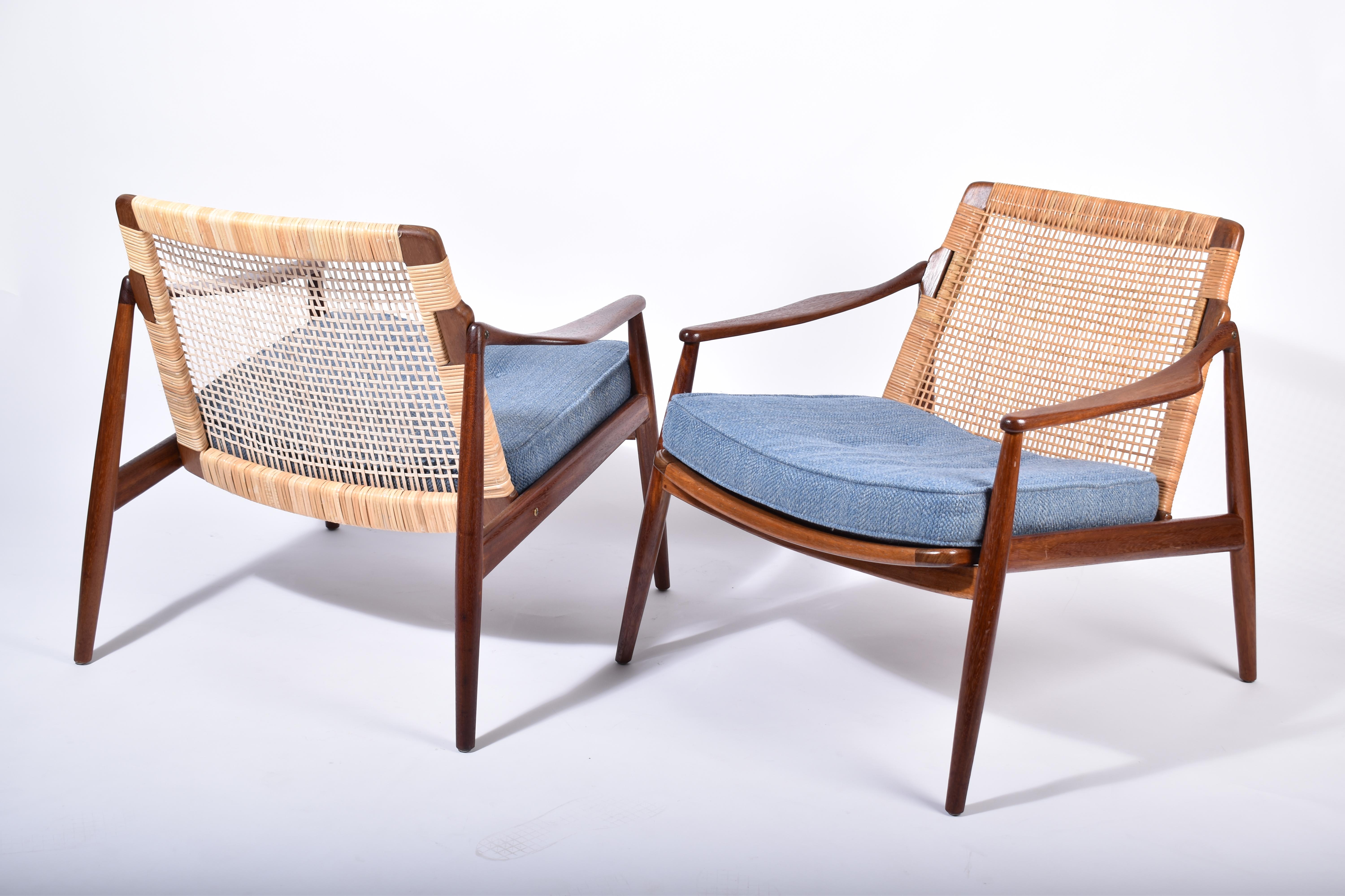 Pair of Midcentury Modern Lohmeyer Model 400 Lounge Chairs For Wilkhahn, 1959 10