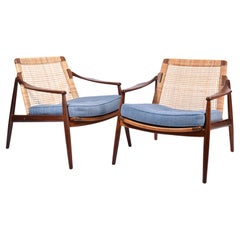 Pair of Midcentury Modern Lohmeyer Model 400 Lounge Chairs For Wilkhahn, 1959