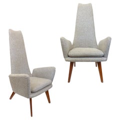 Pair of Mid-Century Modern Scandinavian Lounge Chairs