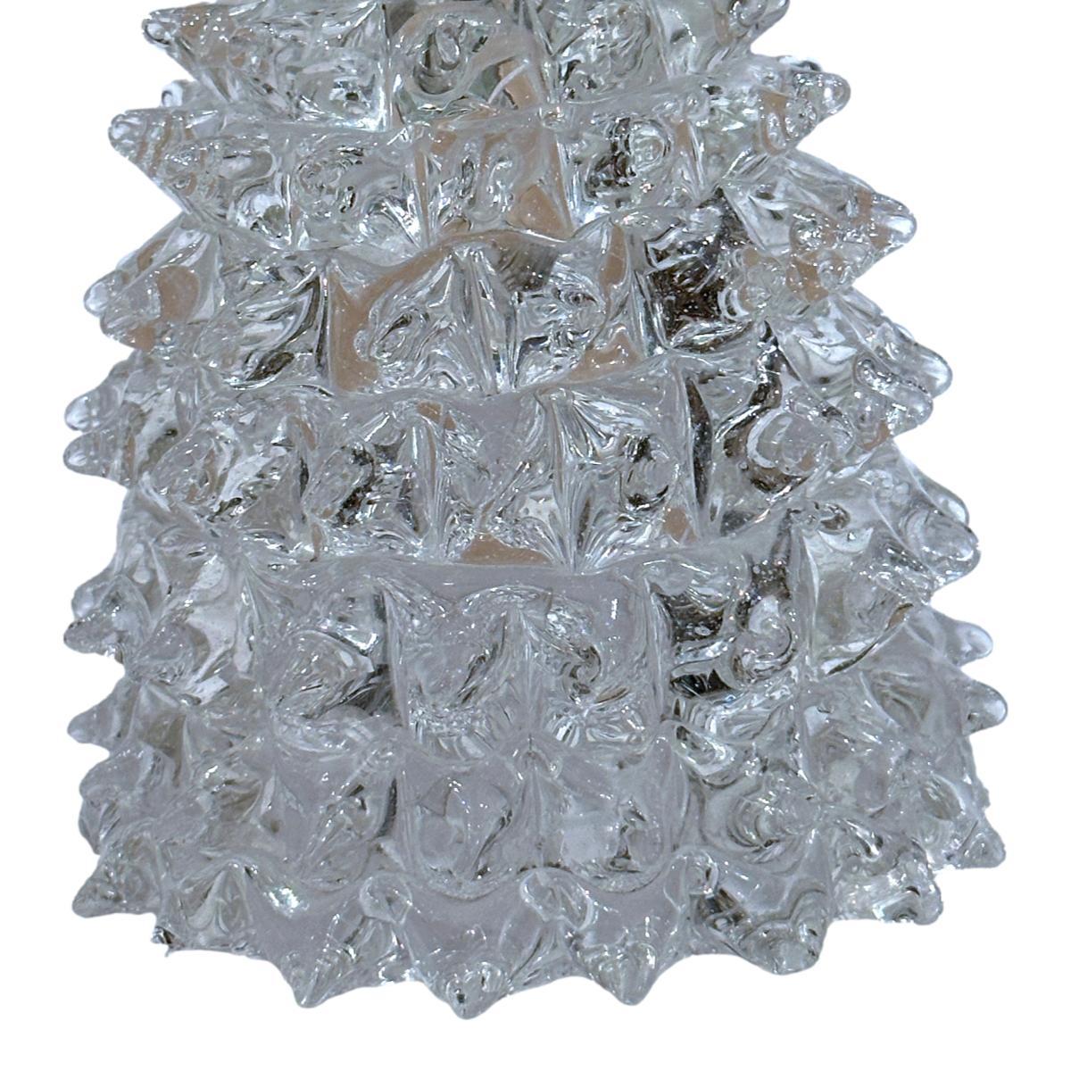Murano Glass Pair of Midcentury Murano Sconces For Sale