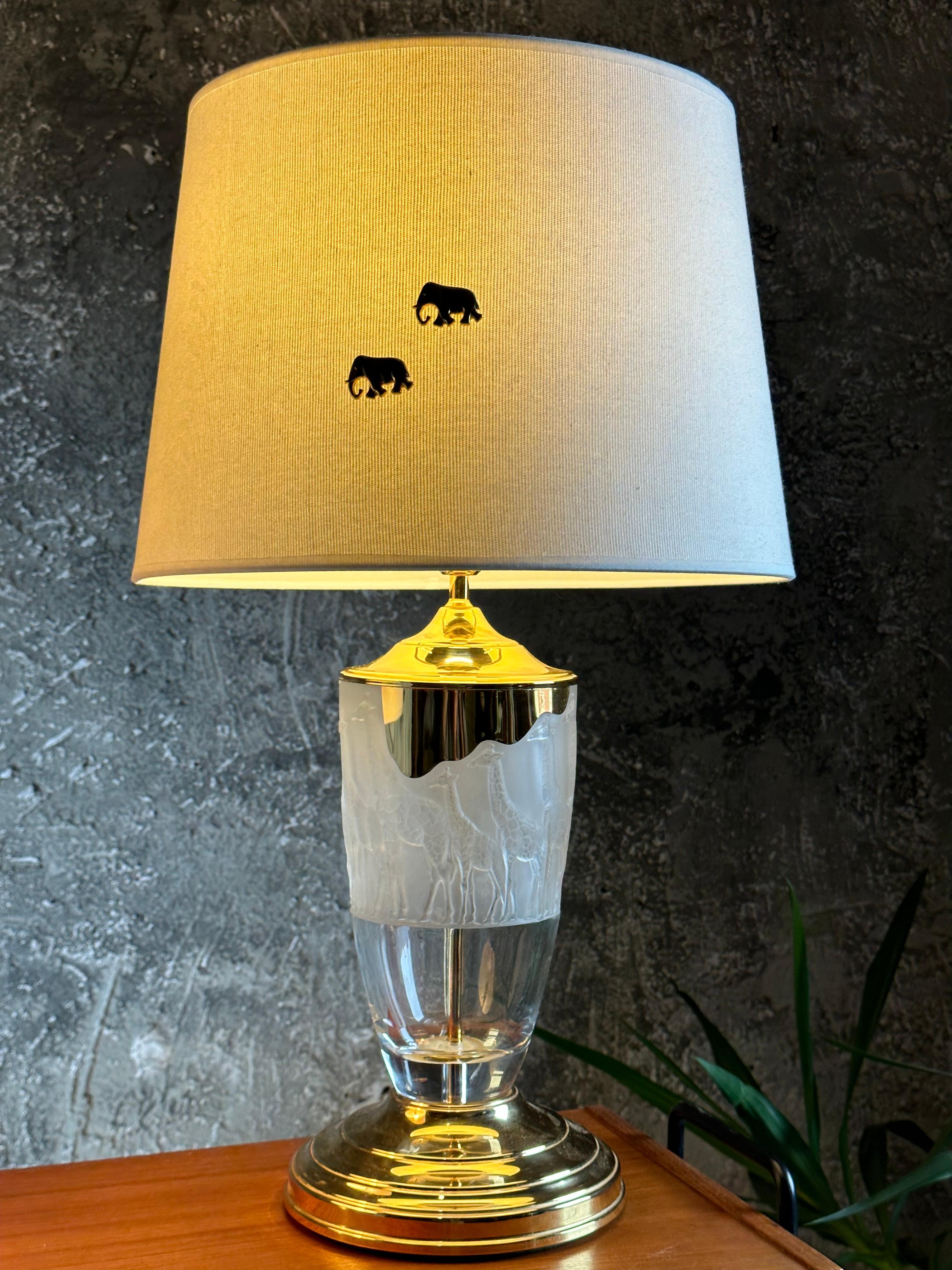 Verre d'art Paire de lampes de table Murano du milieu du siècle, Design/One, laiton. Italie années 1960 en vente