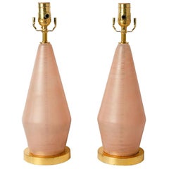 Pair of Midcentury Murano Table Lamps