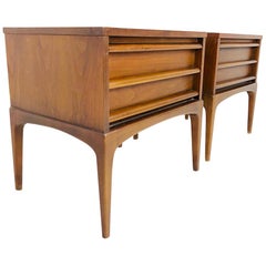 Pair of Midcentury Nightstands by Lane
