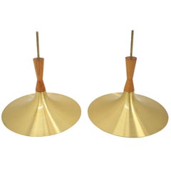 Pair of Midcentury Pendant Lights, Denmark, 1960s