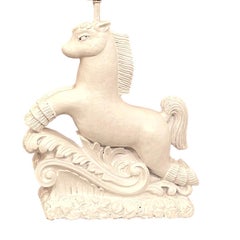 Paar Gipslampen aus der Mitte des Jahrhunderts