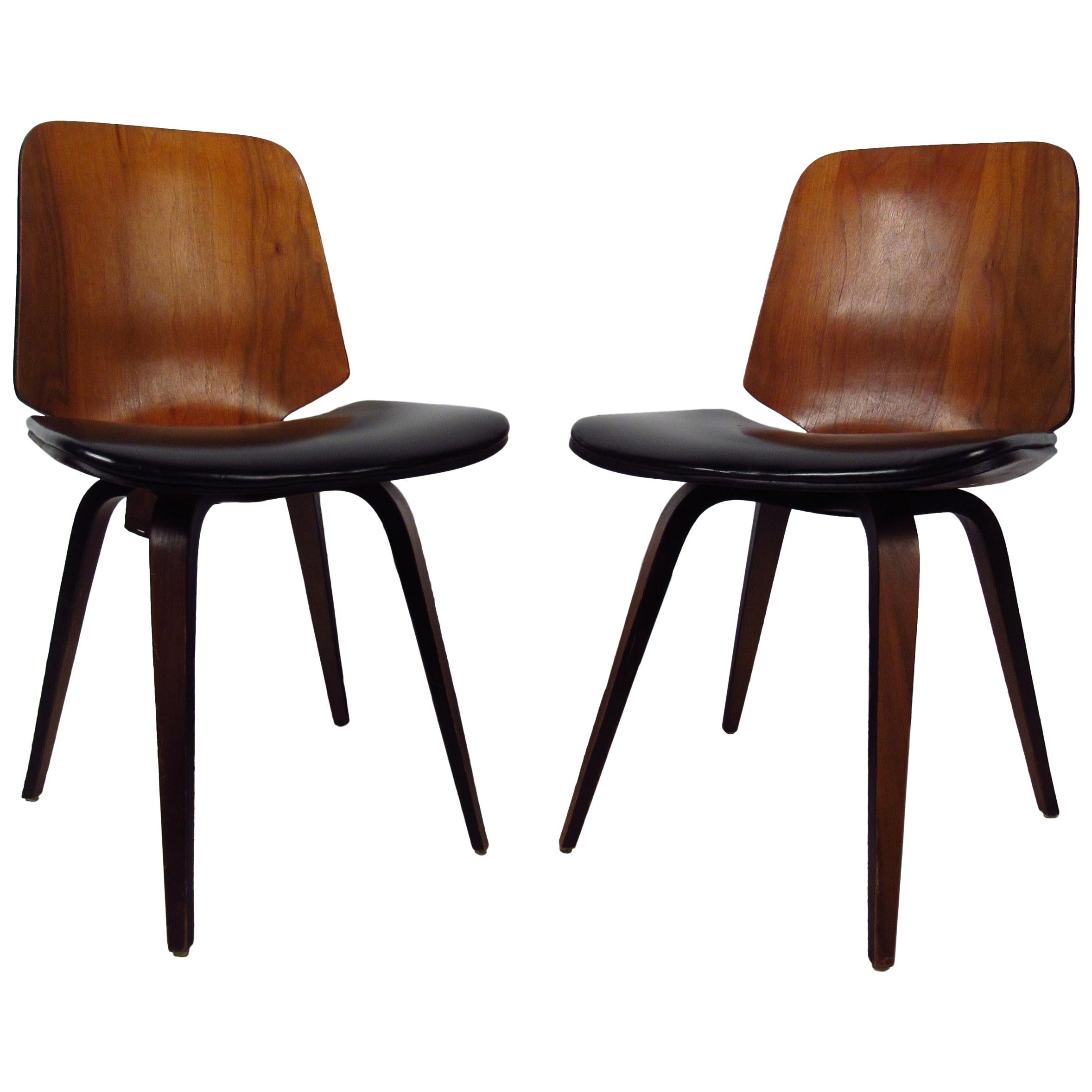 Pair of Midcentury Plycraft Chairs