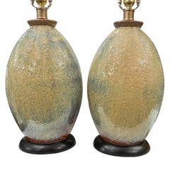 Coppia di lampade in porcellana del Medioevo