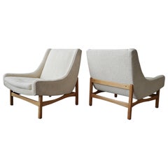 Pair of Midcentury Scoop Lounge Chairs