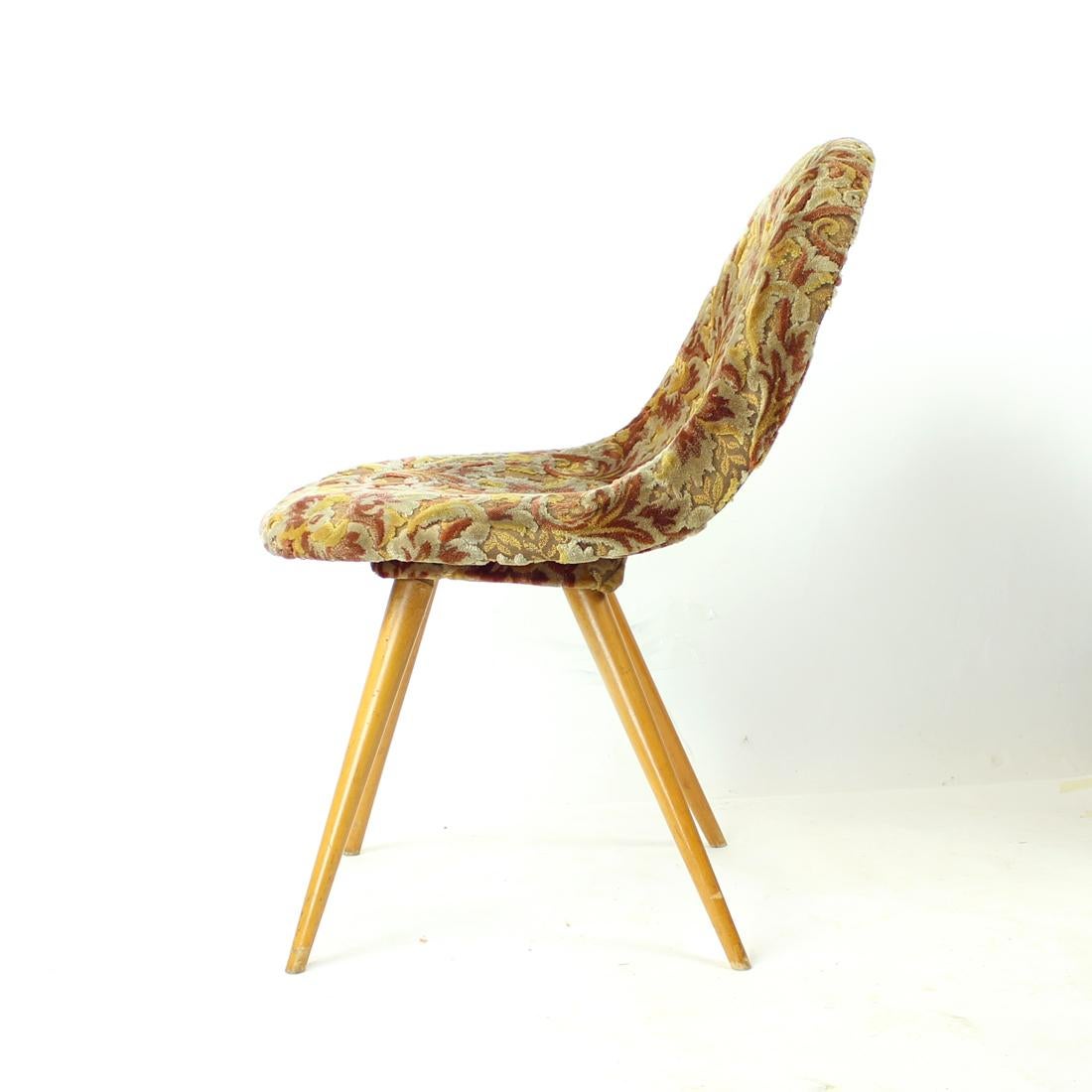 Pair Of Midcentury Shell Chairs By Miroslav Navratil, Czechoslovakia 1960s For Sale 7