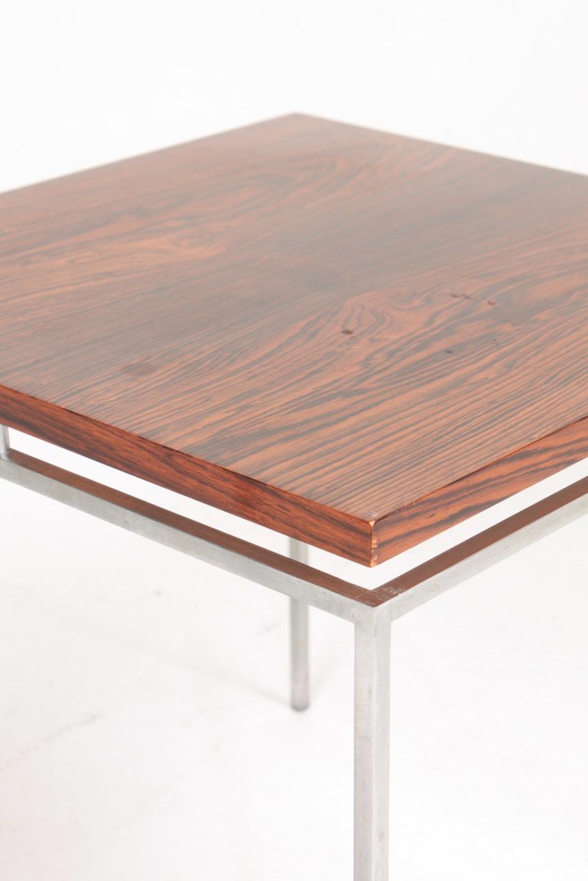 Mid-20th Century Pair of Midcentury Side Tables in Rosewood by Knud Joos, Danish Design, 1960s For Sale