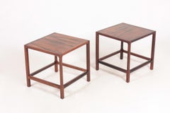 Pair of Midcentury Side Tables in Rosewood Designed by Aksel Kjærsgaard, 1960s