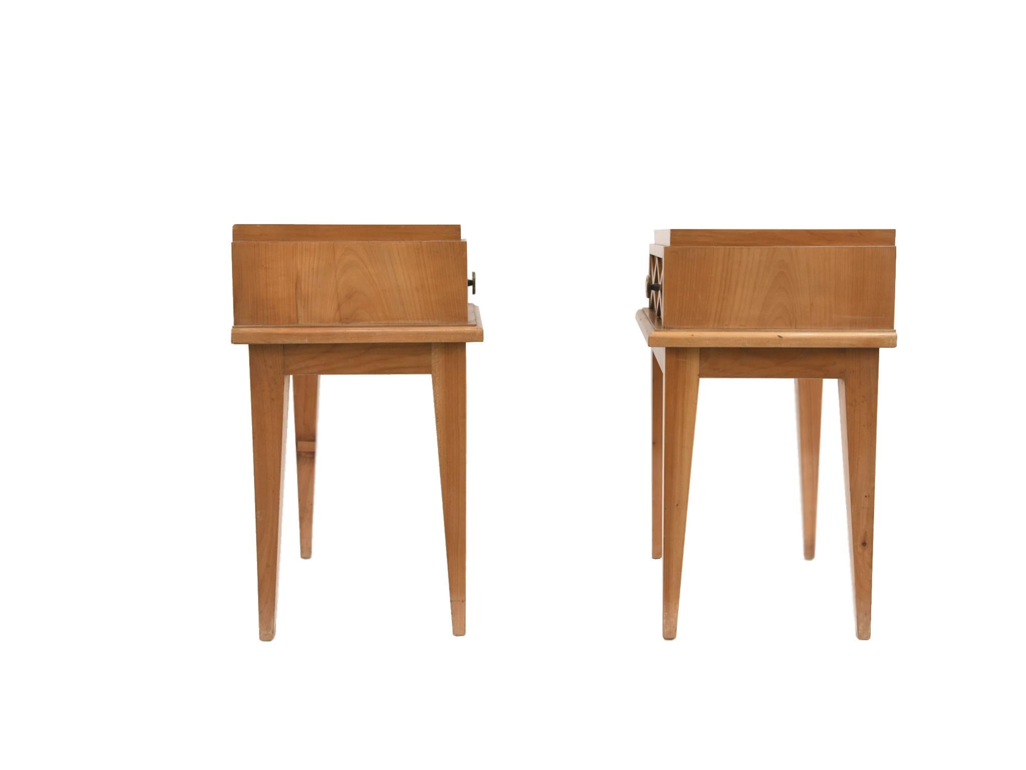 Pair of Midcentury Side Tables in the Style of Maison Gouffé, Paris In Good Condition In New York, NY