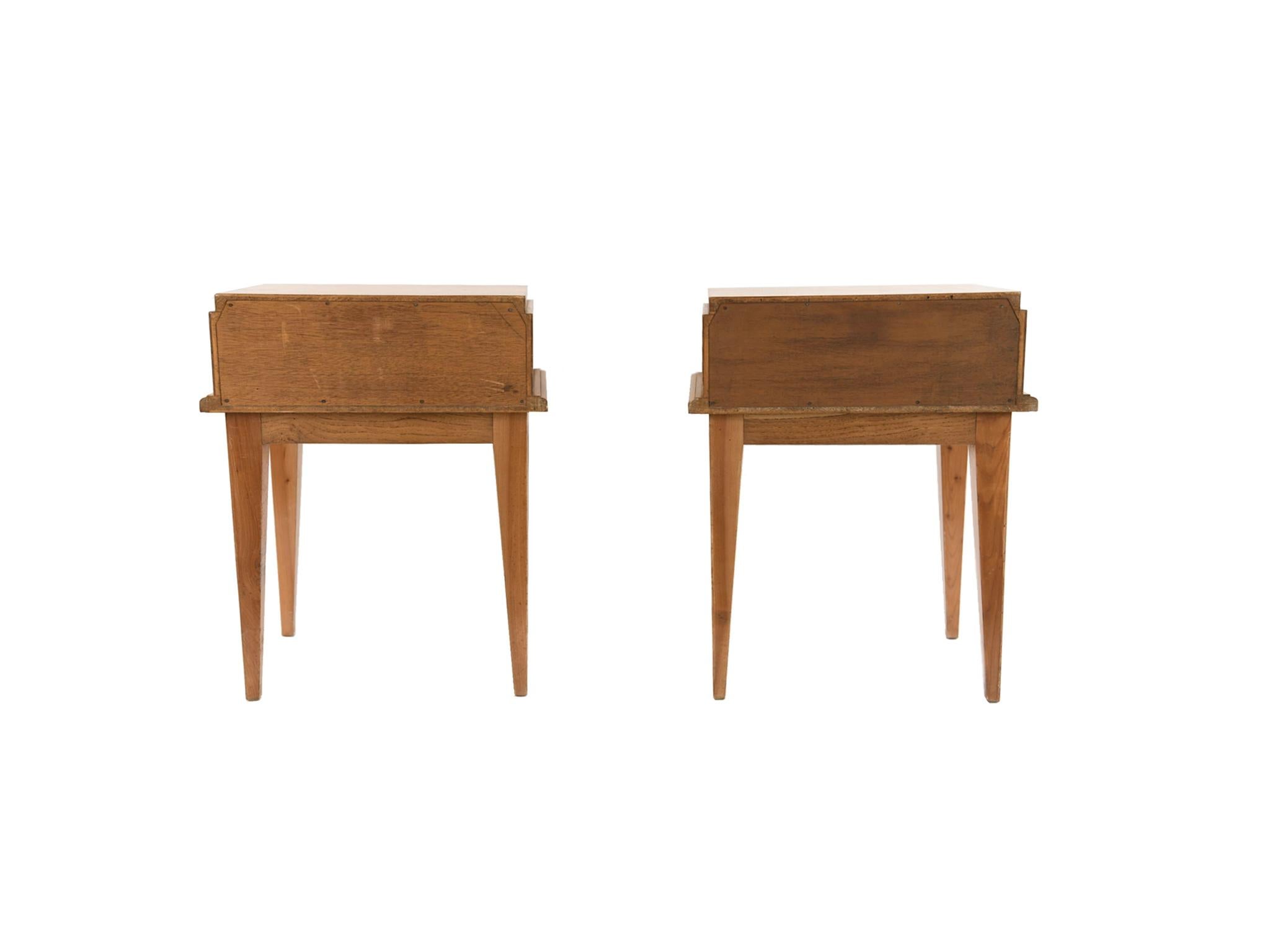 20th Century Pair of Midcentury Side Tables in the Style of Maison Gouffé, Paris