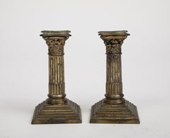Paar Kerzenständer der Goldsmiths & Silversmiths Company