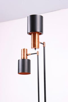 Pair of Midcentury "Studio" Floor Lamps by Jo Hammerborg, 1960s