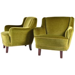 Pair of Midcentury Style Danish Armchairs