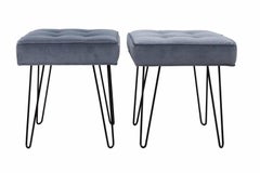 Pair of Midcentury Style Hairpin Benches Quick Ship