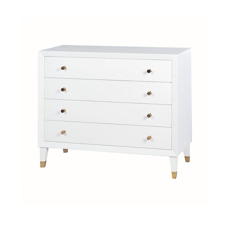 Pair of MidCentury Style Painted Dressers For Sale at 1stDibs